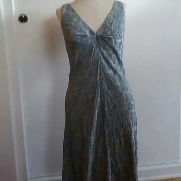 Blue/Silver Dress fitted - Picture 1 of 3